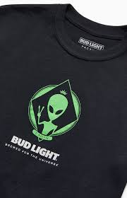 Bud Light Area 51 Label T Shirt Pacsun
