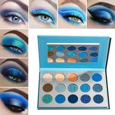 afflano blue eyeshadow palette makeup