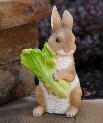Easter Bunny Rabbit Garden Statues