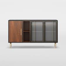 55 12 Modern Cabinet With Tawny Glass