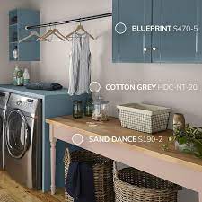 We keeping it verysimple to grant awesome occasion they'll never forget. Behr Color Of The Year 2019 Blueprint Add Color To Your Laundry Room With Blueprint Laundry Room Paint Color Laundry Room Paint Laundry Room Colors