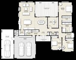 bedroom mid century modern house plan