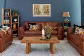2 seater brown leather sofa torino