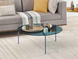gl ow colored coffee table