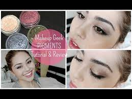 makeup geek pigments tutorial and