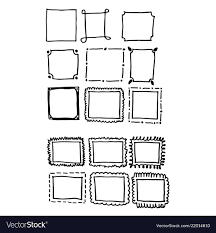 hand draw frame icon royalty free