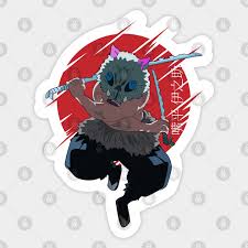 Inosuke hashibira unmasked kimetsu no yaiba 4k hd smart phone and laptop desktop pc wallpaper 3840x2160 192 images anime wallpaper anime demon anime. Demon Slayer Anime Inosuke Demon Slayer Sticker Teepublic
