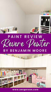 revere pewter by benjamin moore in a