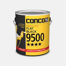 9500 Series Flat Black Conco Paints
