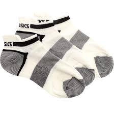 Asics Tiger 3 Pack Quick Lyte Single No Show Socks White