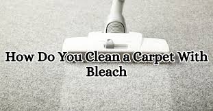 how do you clean a carpet with bleach