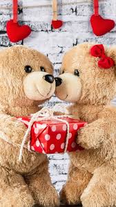 teddy bear romance red love