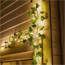 Led Lights Solar Powered Artificial Ivy