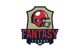 fantasy football league logo vector