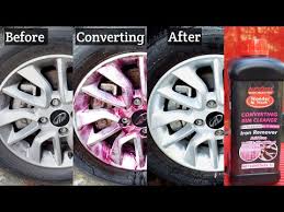 converting car wheel rim cleaner auto