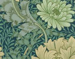 Wallpaper Sample With Chrysanthemum