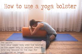 how to use a yoga bolster yogabycandace