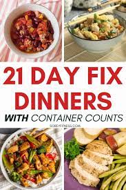 best easy 21 day fix dinners recipes