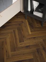 smoked cathedral oak herringbone