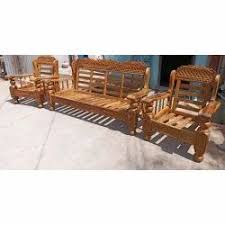 teak wood sofa set at rs 85000 set in
