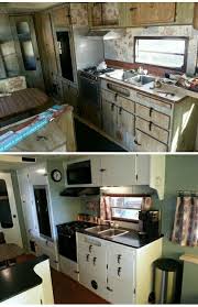 Knowing all of the possible options to put in your camper will help give you an idea of what you want vs what you need. 280 Rv Reno Ideas Vintage Camper Vintage Travel Trailers Vintage Trailers
