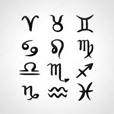 signos caligráficos del zodiaco