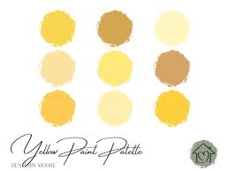Yellows Benjamin Moore Paint Palette