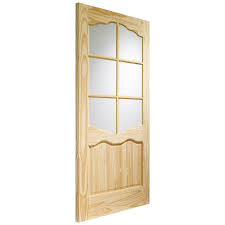 1p 6l clear glass door at leader doors