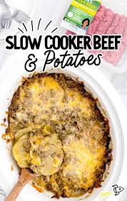 slow cooker beef and potatoes