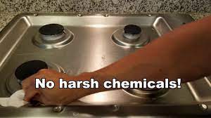 cleaning grease and grime from a