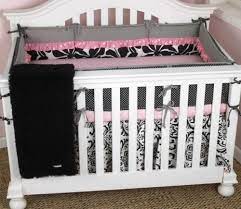 4 Piece Crib Bedding Baby Girl Ruffle