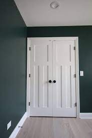 Matte Black Door Knobs With White Doors
