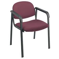 Guest Chair Icon Burgundy