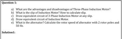 three phase induction motor
