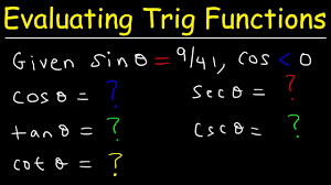 remaining trigonometric functions