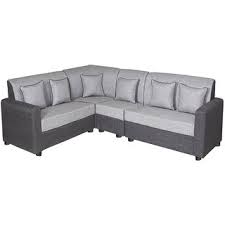 corner sofa black grey l shaped sofa