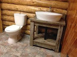 rustic bathroom vanity plans you