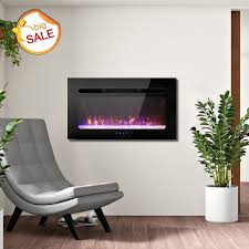 42 Wall Mount Electric Fireplace