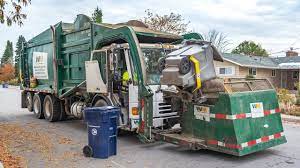 garbage trucks in action you