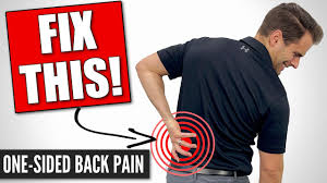 how to fix lower back pain on one side