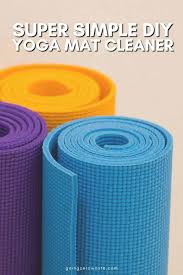 how to clean a yoga mat the eco