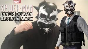 spider man ps4 inner demon replica mask