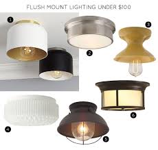 best flush mount lighting fixtures
