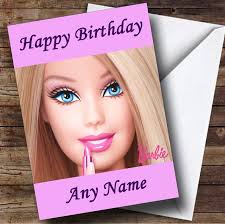 See more ideas about birthday invitations, barbie birthday, barbie birthday invitations. Barbie Personalised Birthday Card The Card Zoo