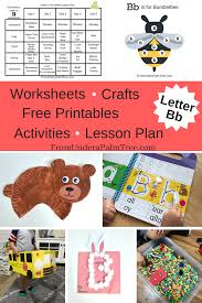 letter b lesson plan for preers