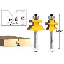 tongue and groove flooring router bits