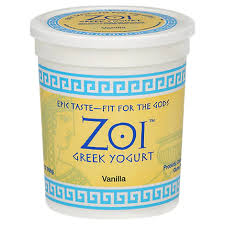 zoi greek yogurt vanilla nutrition