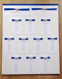 Butterfly Lace Wedding Seating Table Plan With Lace Satin