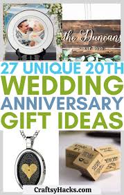 20th wedding anniversary gift ideas