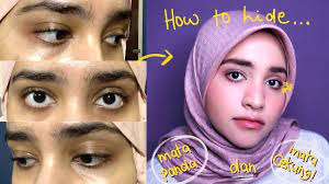 makeup untuk mata panda dan mata cekung